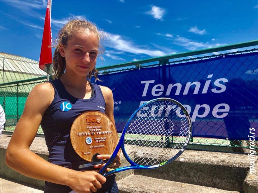 Јована Грујић победница ETA TORNEO U12 TRIESTE у Трсту