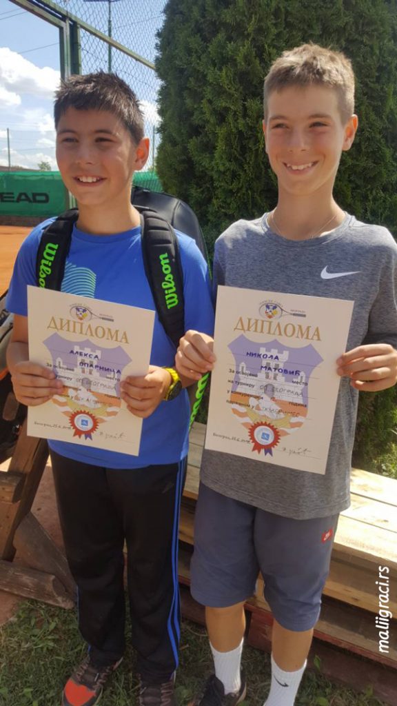 Aleksa Oparnica, Nikola Matović, Otvoreno prvenstvo Beograda za dečake do 12 godina, Teniski klub Agrimes Beograd