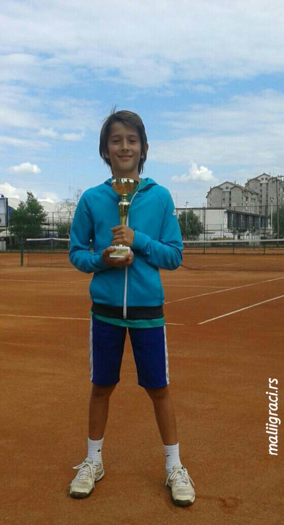 Ognjen Milić, Vidovdanski turnir do 12 godina, Teniski klub Kruševac