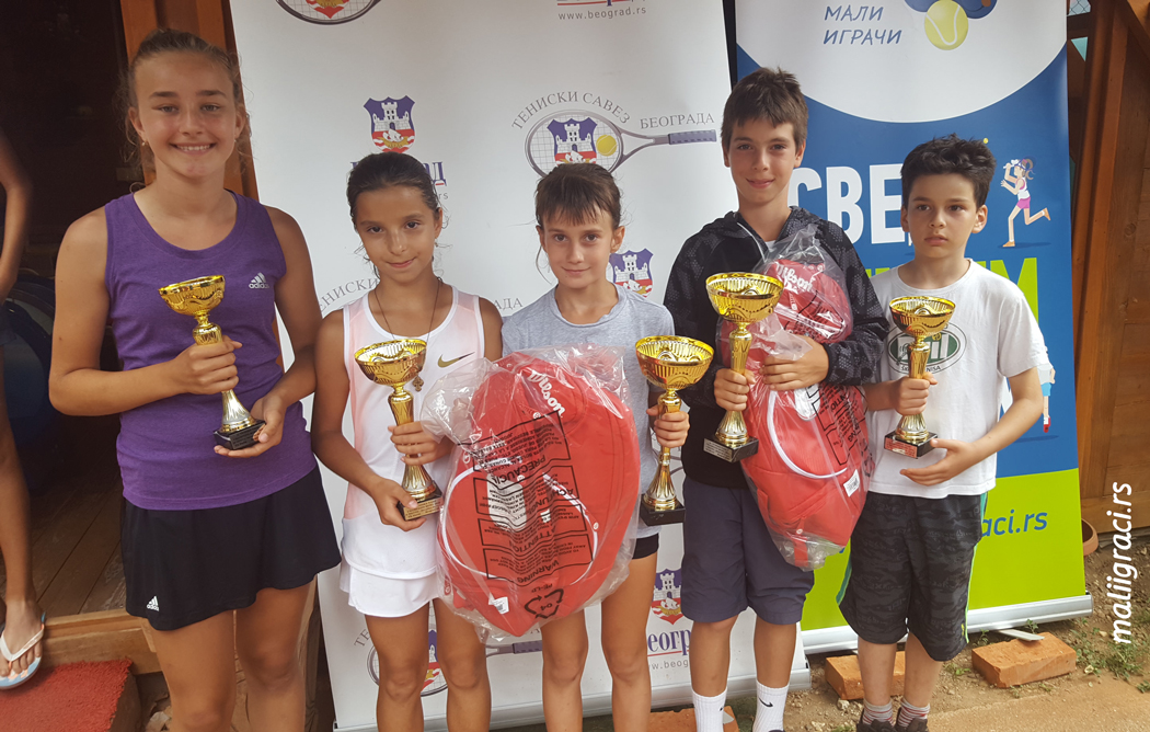 Nikola Matović, Lana Petković, Aleksandra Stevanović, Stefan Rajičić, Nejla Selimanović, 11. Teniske Nade do 11 godina 2018, Trofej Beograda, Teniski klub Haron Beograd, Champions Bowl by Wilson