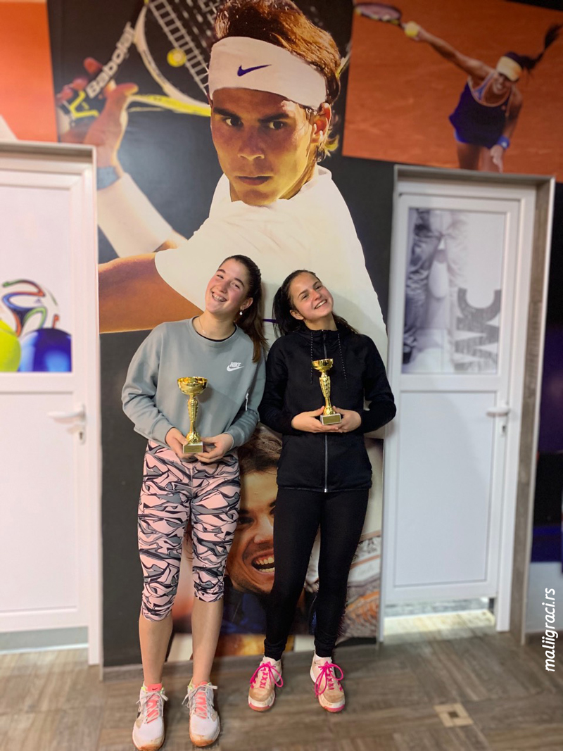 Lea Rupnjak, Danijela Danilović, Zimsko prvenstvo Vojvodine do 16 godina, Teniski klub Orange Sombor