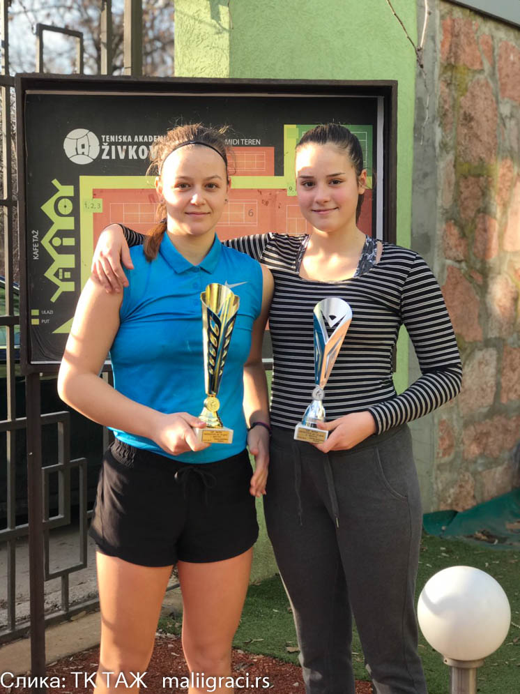 Emilija Zdravković, Jovana Nikolić, Otvoreno prvenstvo Niša za devojke do 16 godina, Teniska akademija Živković Niš, TK TAŽ Niš