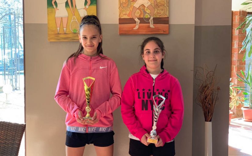 Elena Milutinović, Nina Krstić, Otvoreno prvenstvo Niša do 12 godina, Teniski klub TAŽ Niš, Teniska akademija Živković Niš