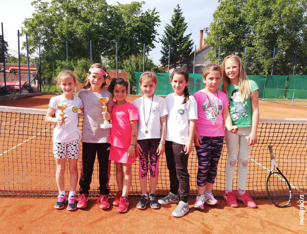 Hana Ilić, Iva Kolev, Danica Nedeljković, Otvoreno prvenstvo Ćuprije do 10 godina narandžasti nivo, Teniski klub Slavija Ćuprija