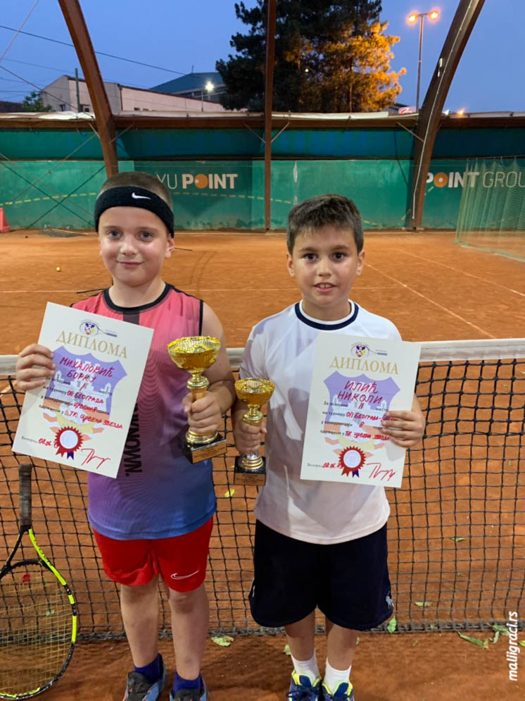 Borko Mihajlović, Nikola Ilić, Otvoreno prvenstvo Beograda do 8 godina crveni nivo, Teniski klub Crvena zvezda Beograd