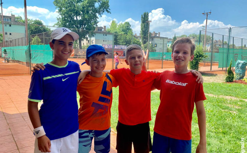 Andreas Gogotić, Aleksa Mirković, Dušan Baždar, Milan Radojičić, Otvoreno prvenstvo Novog Sada do 12 godina, Teniska akademija Elite Novi Sad