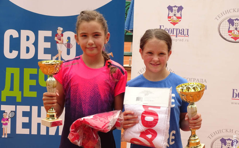 Emilija Miljković, Petra Dobrodolac, 12. Teniske Nade, Champions Bowl Serbia 2019, Champions Bowl Srbija 2019, Trofej grada Beograda, dečji teniski turnir 12. teniske nade, TK Haron Beograd