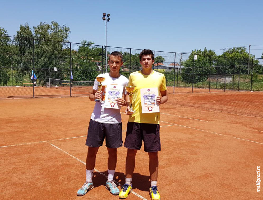 Stefan Zeković, Filip Nenadović Otvoreno prvenstvo Beograda za mladiće do 16 godina, Teniski klub Grocka Beograd