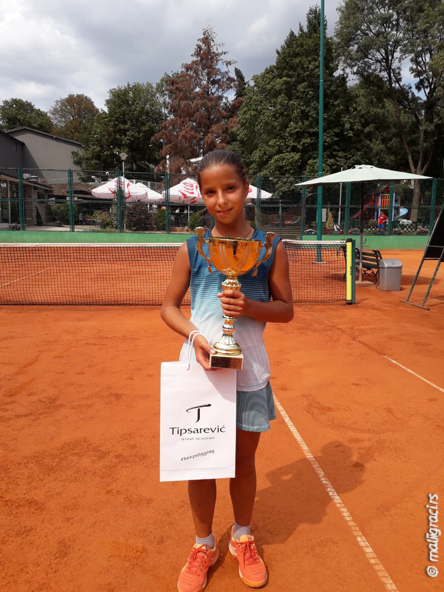 Aleksandra Stevanović, MIŠIN MEMORIJAL 2019 U12, Teniska akademija Tipsarević Beograd, Tipsarević Tennis Academy, Tennis Europe Junior Tour