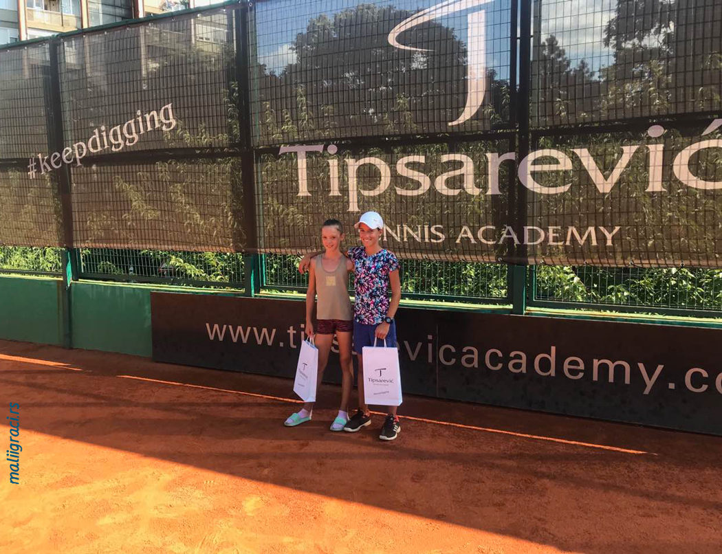 Helena Radman, Iva Lakić, MIŠIN MEMORIJAL 2019 U12, Teniska akademija Tipsarević Beograd, Tipsarević Tennis Academy, Tennis Europe Junior Tour