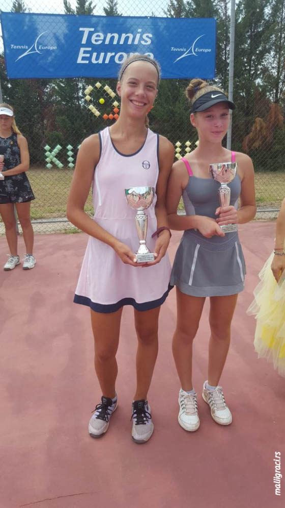 Jelena Gojković, Elena Palioura, KILKIS CUP U16 Kilkis Grčka, Tennis Europe Junior Tour