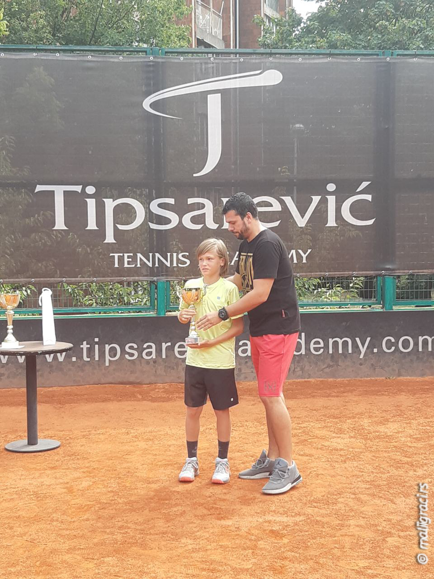 Kuzma Gomziakov, Nenad Ilić, MIŠIN MEMORIJAL 2019 U12, Teniska akademija Tipsarević Beograd, Tipsarević Tennis Academy, Tennis Europe Junior Tour