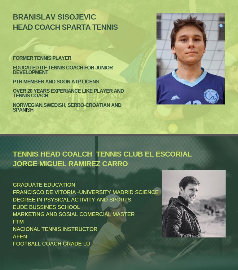 Sparta Tennis Camp Madrid 2019, Sparta Tennis Academy, Teniski kamp u Madridu