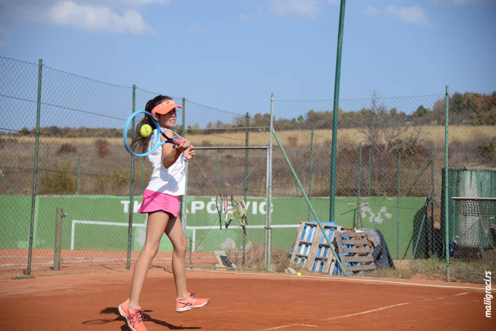Mala teniserka Mia Milisavljević, Teniski klub Lapčević Sokobanja