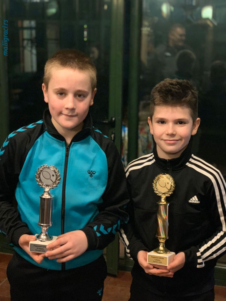 Andrej Marković, Luka Ćeramilac, Otvoreno prvenstvo Pančeva do 12 godina, Teniski klub Mladost Pančevo, Teniski centar Pop Court Pančevo