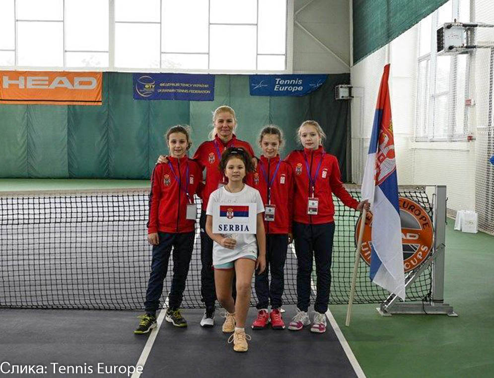 Aleksandra Đokić, Aleksandra Đokić, Helena Radman, Branislava Janković, Tennis Europe Winter Cups, reprezentacija Srbije do 12 godina