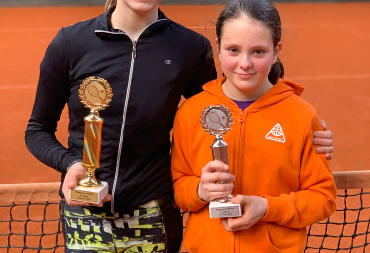 Teodora Vlajić, Emilija Miljković, Otvoreno prvenstvo Pančeva do 12 godina, Teniski klub Mladost Pančevo, Teniski centar Pop Court Pančevo