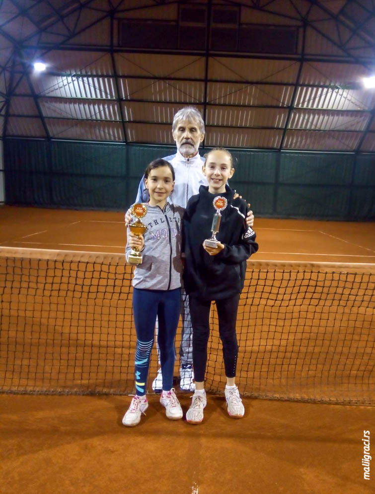 Anastasija Čolović, Iva Kostić, Otvoreno prvenstvo Pančeva do 12 godina, Teniski klub Mladost Pančevo, Teniski centar Pop Court Pančevo