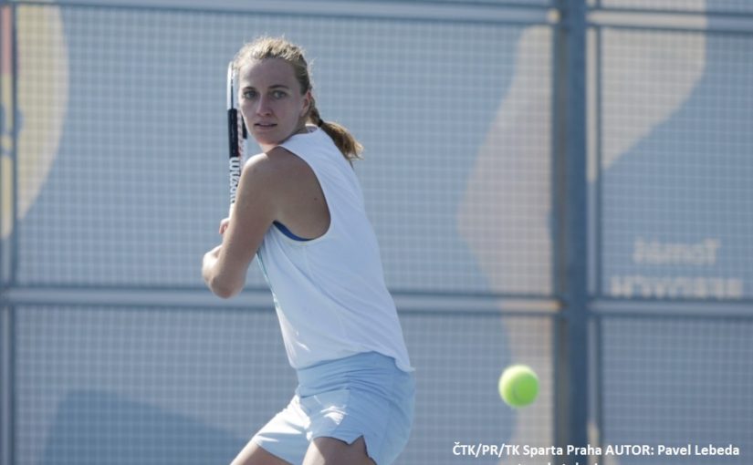 Petra Kvitova, Prvi trening Petre Kvitove na otvorenim terenima, Češka Republika otvorila teniske terene