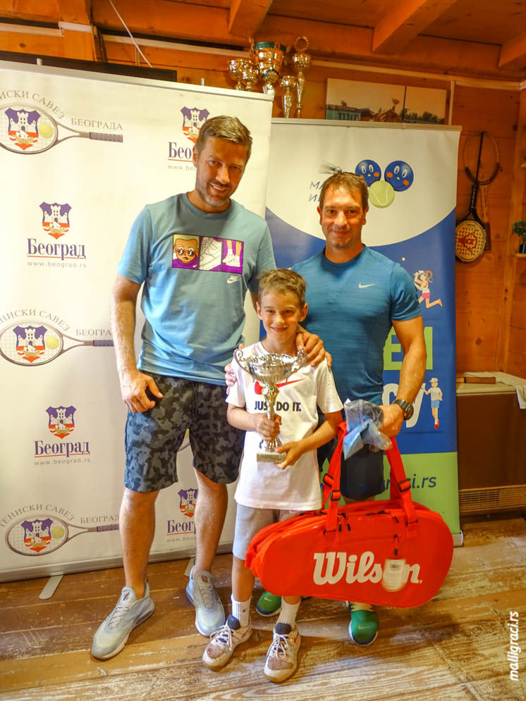 Filip Ćorović, Dejan Miladinović, Aleksandar Grbić, Champions Bowl Serbia 2020, Champions Bowl Srbija 2020, Trofej grada Beograda, dečji teniski turnir 13. teniske nade, TK Haron Beograd