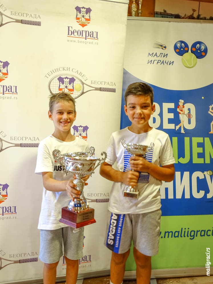 Filip Ćorović, Viktor Višnić, Champions Bowl Serbia 2020, Champions Bowl Srbija 2020, Trofej grada Beograda, dečji teniski turnir 13. teniske nade, TK Haron Beograd