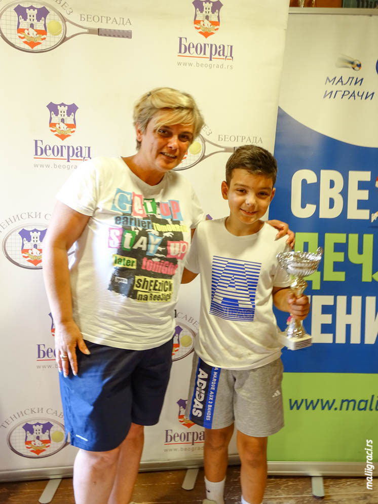 Viktor Višnić, Vilma Markovska, Champions Bowl Serbia 2020, Champions Bowl Srbija 2020, Trofej grada Beograda, dečji teniski turnir 13. teniske nade, TK Haron Beograd