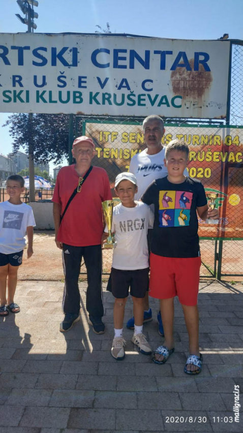 ОП Крушевца, ТК Крушевац, дечаци и девојчице 10 година, зелени ниво, 29-30.8.20.