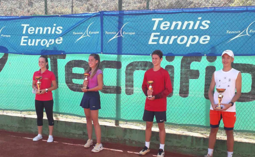 Anastasija Ignjatić, Leticija Tarocco, Leticija Taroko, Simon Knežević, Emil Dapčević, EMINENT POGORICA CUP U16, Podgorica Crna Gora, TK Eminent Podgorica, Tennis Europe Junior Tour