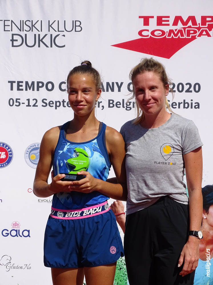 Kira Matushkina, Milana Spremo, Tempo Company Open 2020 U14, Teniski klub Đukić Beograd, Tennis Europe Junior Tour