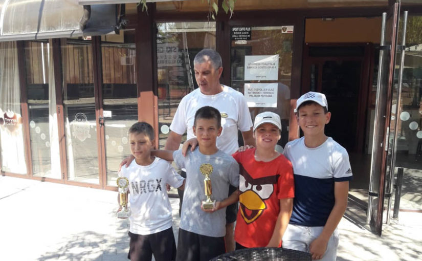 Lazar Vasić, Nikola Stefanović, Otvoreno prvenstvo Kruševca za dečake do 12 godina, Teniski klub Kruševac