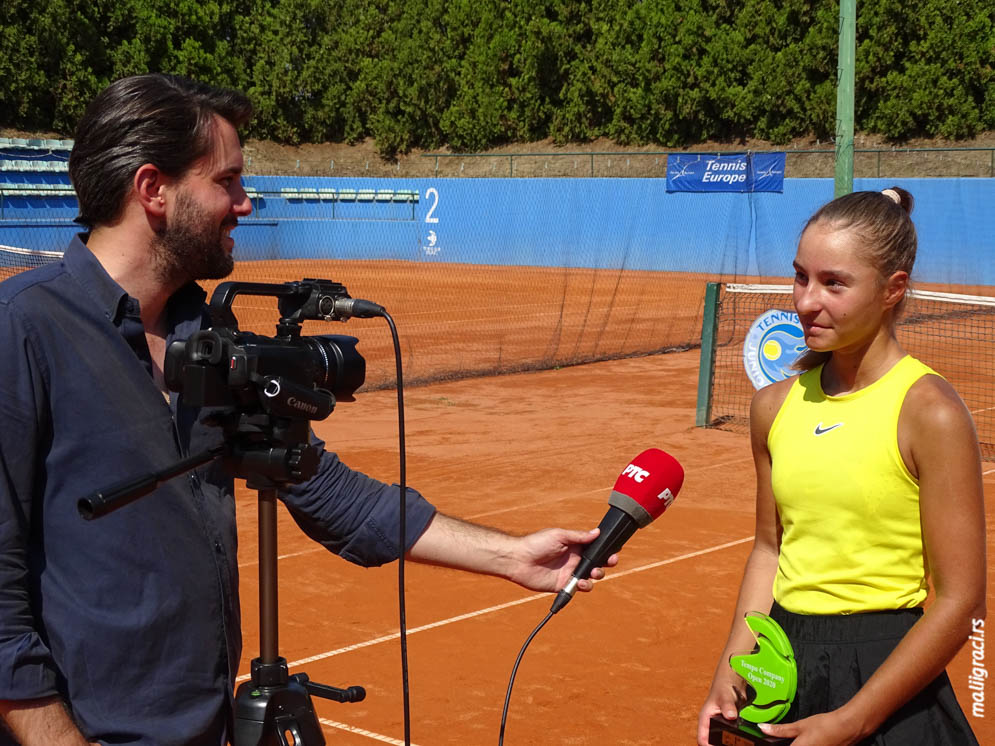 Mariia Masiianskaia, Stefan Bendić, Tempo Company Open 2020 U14, Teniski klub Đukić Beograd, Tennis Europe Junior Tour