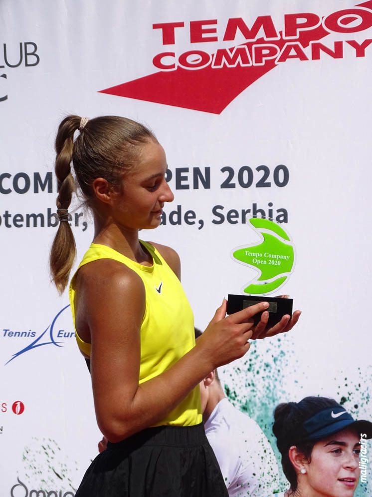 Mariia Masiianskaia, Tempo Company Open 2020 U14, Teniski klub Đukić Beograd, Tennis Europe Junior Tour