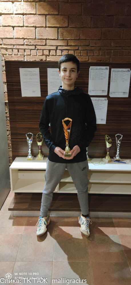 Ognjen Milenović, Prvenstvo Teniskog saveza istočne Srbije do 16 godina, Teniski klub Živković Niš, TK TAŽ Niš, Teniski savez istočne Srbije