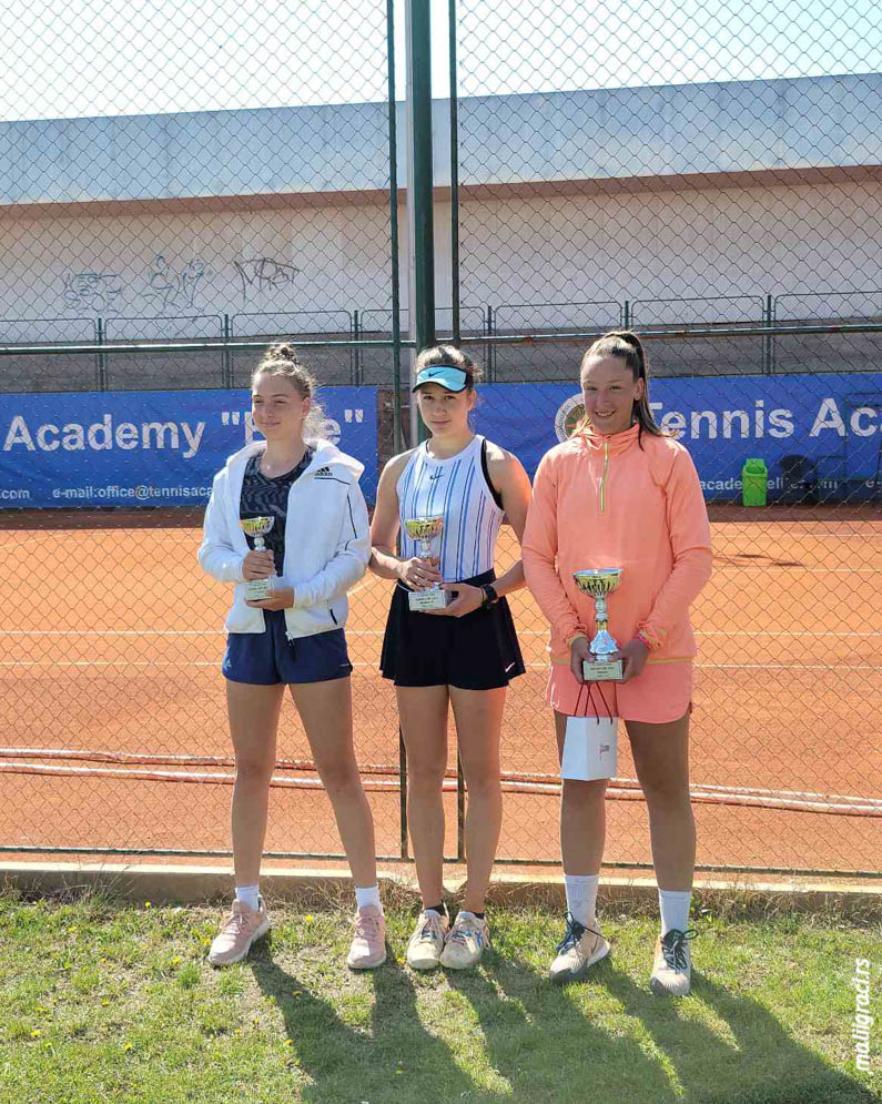 Anja Stanković, Dunja Marić, Teodora Kostović, YASON CUP 2021 U16, Teniska akademija Elite Novi Sad, Tennis Europe Junior Tour