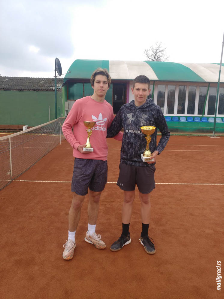 Nikola Jović, Tadej Mihajlović, Otvoreno prvenstvo Šida za mladiće do 16 godina, Teniski klub SOL 022 Šid