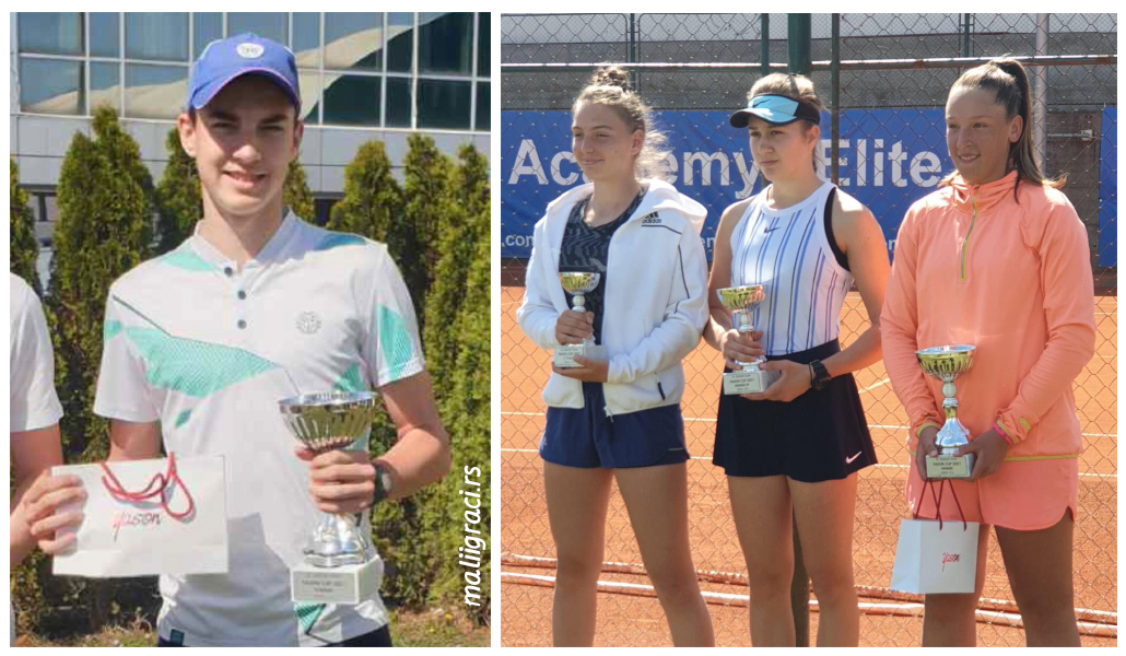 Vuk Rađenović, Anja Stanković, Dunja Marić, Teodora Kostović, YASON CUP 2021 U16, Teniska akademija Elite Novi Sad, Tennis Europe Junior Tour