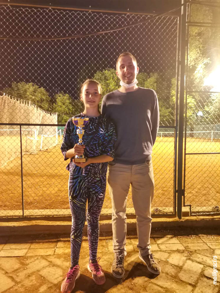Anastasija Čolović, Igor Marjanović, Otvoreno prvenstvo Beograda za devojčice do 14 godina, Švajcarac, Teniski klub Classics Beograd