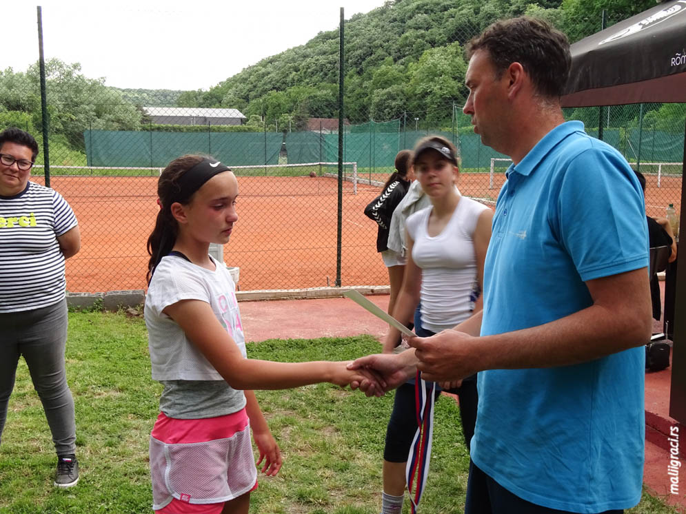 Anastasija Čolović, Veljko Barjaktarović, Otvoreno prvenstvo Beograda za devojčice do 14 godina, Švajcarac, Teniski klub Stari Košutnjak Beograd