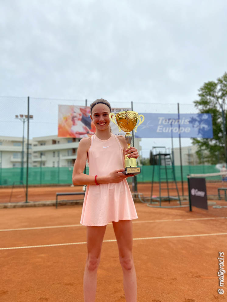 Luna Vujović, Bellevue Cup 2021 U12 Ulcinj Crna Gora, Teniski klub Bellevue Ulcinj, Tennis Europe Junior Tour