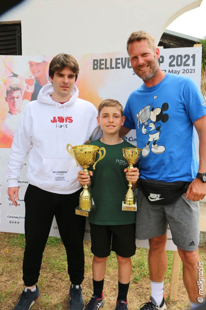 Mihailo Topić, Vladimir Jovanović, Pavle Bulić, Bellevue Cup 2021 U12 Ulcinj Crna Gora, Teniski klub Bellevue Ulcinj, Tennis Europe Junior Tour