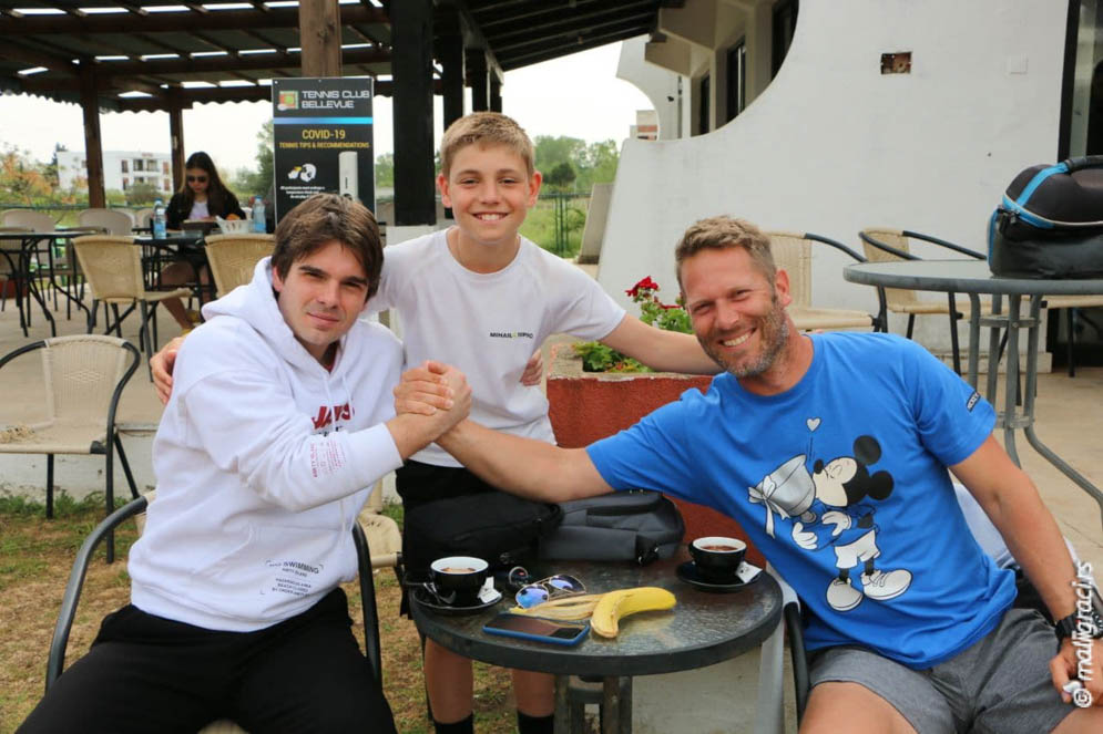 Mihailo Topić, Vladimir Jovanović, Pavle Bulić, Bellevue Cup 2021 U12 Ulcinj Crna Gora, Teniski klub Bellevue Ulcinj, Tennis Europe Junior Tour