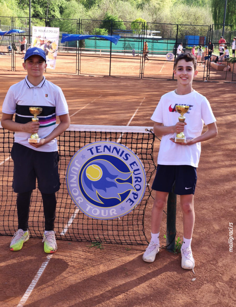 Relja Hubert, Ilija Ilić, PROKUPLJE OPEN 2021 U12, Teniski klub Topličanin Prokuplje, Tennis Europe Junior Tour