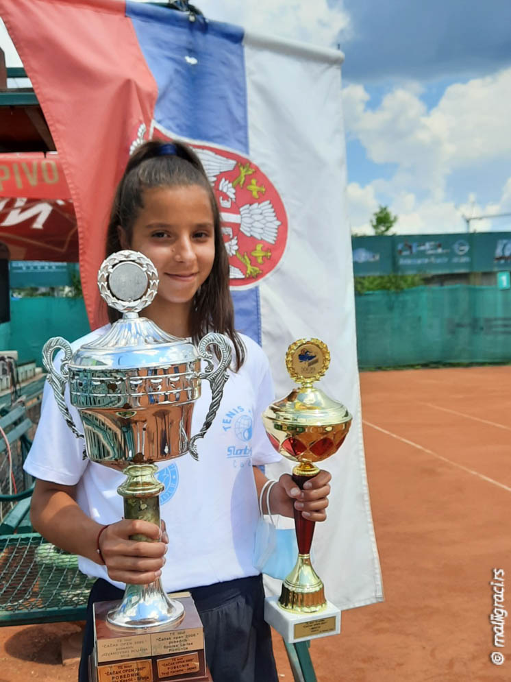 Aleksandra Stevanović, ČAČAK OPEN 2021 U14, Teniski klub Sloboda Čačak, Tennis Europe Junior Tour