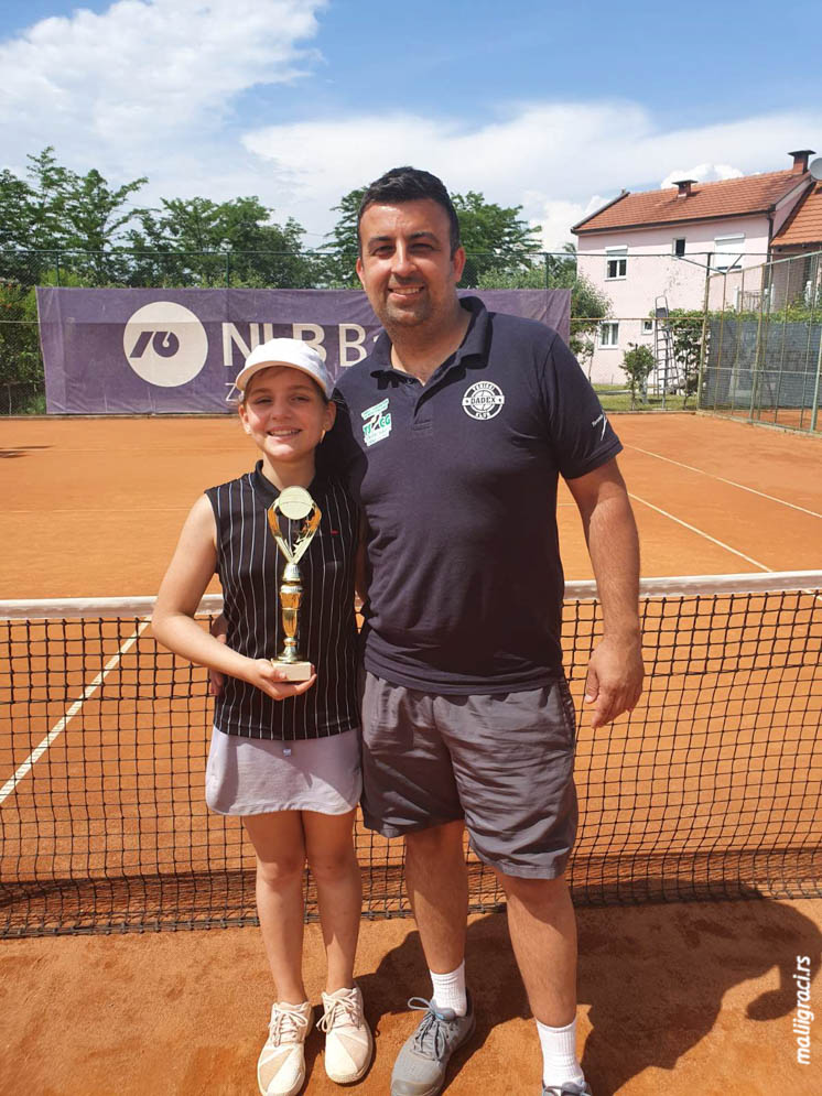 Anja Drekalović, Prvenstvo Crne Gore do 10 godina 2021, Teniski klub As Podgorica, Teniski savez Crne Gore