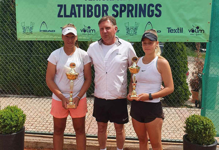 Anja Stanković, Emilija Zdravković, Miloš Dedić, Letnje prvenstvo Srbije do 18 godina 2021, Teniski savez Srbije, Teniski klub Zlatibor Springs