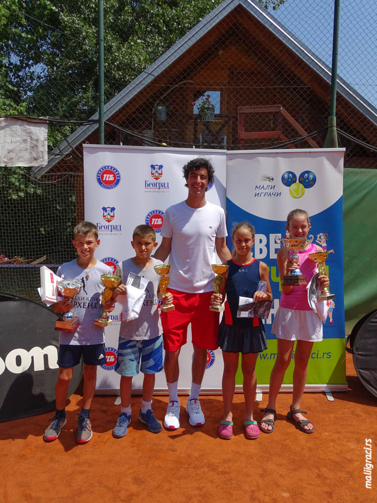 Dimitrije Gligorov, Konstantin Trajković, Eda Lara Šaćirović, Nađa Knežević, Stefan Bojić, 14. Teniske Nade, Champions Bowl Serbia 2021, Champions Bowl Srbija 2021, Trofej grada Beograda, dečji teniski turnir 14. teniske nade, Teniski klub Haron Beograd