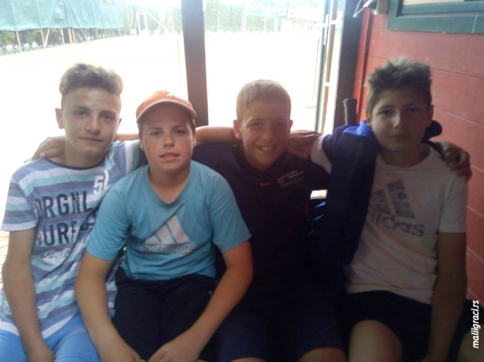 Janko Mladenović, Stefan Đorđević, Nikola Ivašković, Ognjen Ristić, Otvoreno prvenstvo Zaječara do 14 godina, Teniski klub As Timok Zaječar
