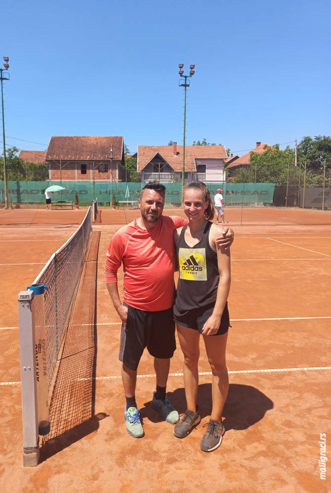 Jovana Grujić, Miloš Stevanović, ITF J5 TREBJESA OPEN 2021, TK Nikšić Crna Gora