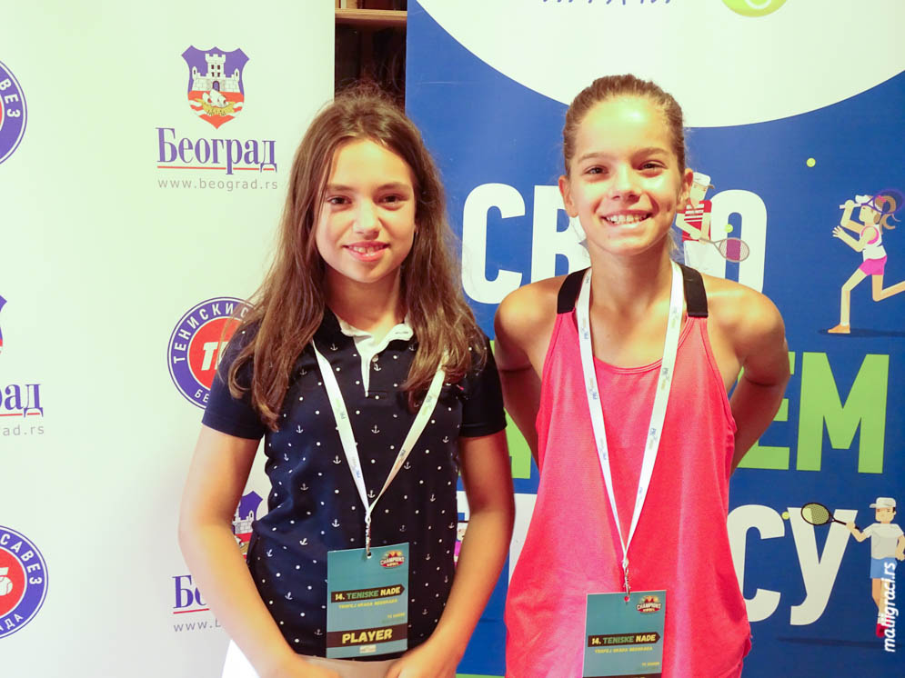 Katarina Perović, Mila Polovina, 14. Teniske Nade, Champions Bowl Serbia 2021, Champions Bowl Srbija 2021, Trofej grada Beograda, dečji teniski turnir 14. teniske nade, Teniski klub Haron Beograd