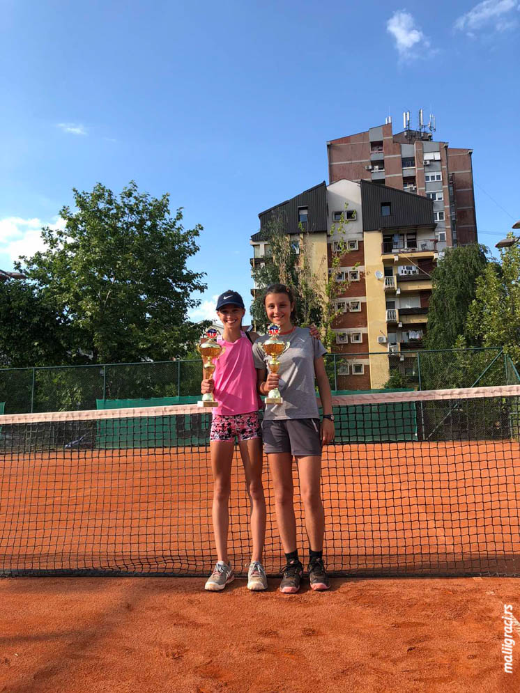 Dušica Popovski, Luna Vujović, TENNIS POINT OPEN 2021 U12, Teniski klub Tennis Point Čačak, Tennis Europe Junior Tour